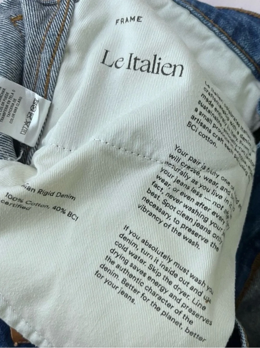 Frame Denim Le Italien True Straight Women's Jeans Size 27 Vintage Blue LISTL727
